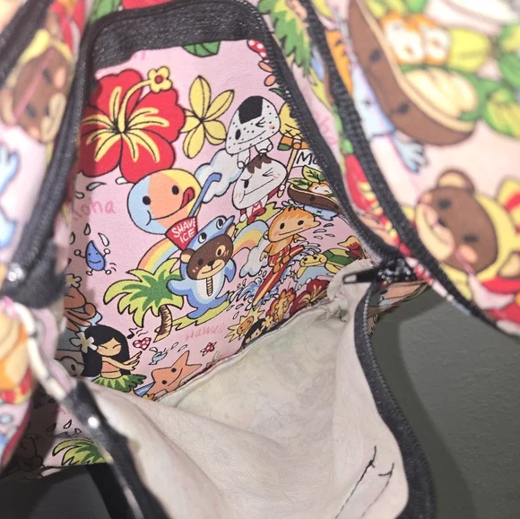 Hawaii Print Handmade Crossbody Zipper Bag - Picture 16 of 16